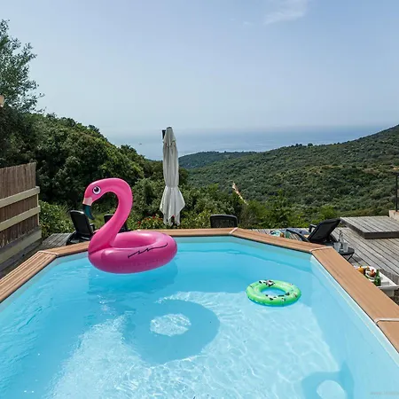 Villa Les Terrasses de Scaglioli à Villanova Extérieur photo